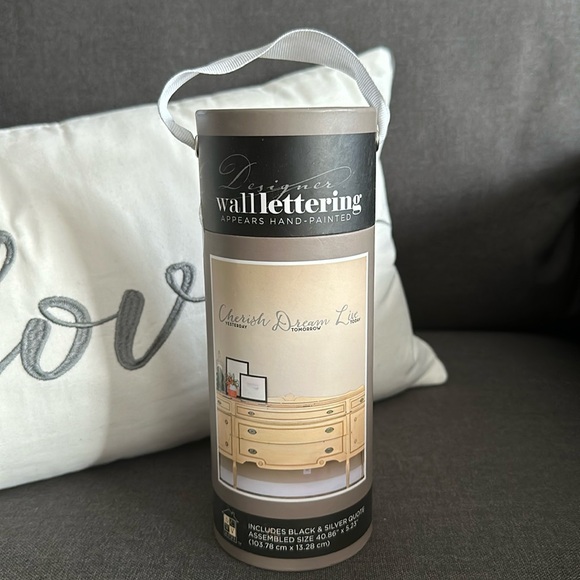 Designer Wall Lettering - CHERISH DREAM LIVE - Picture 1 of 4